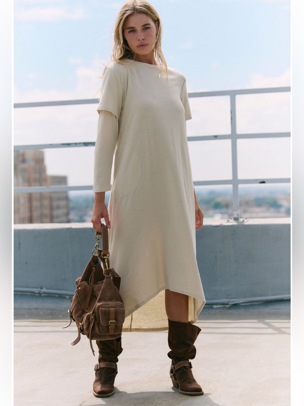 Free People Taylor Midi Dress NWT S